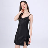 Luxury Silk Lace Nightdress Women