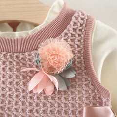 Autumn Knitted Baby Tutu Dress