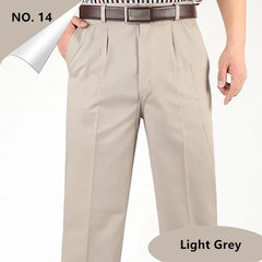 Summer Cotton Straight Office Trousers