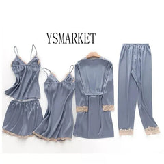 Summer Lace Five Piece Sleepwear