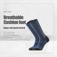 Merino Wool Hiking Crew Socks