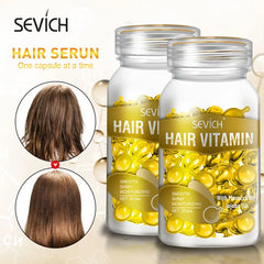 Keratin Vitamin Hair Oil Capsules