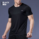 Men's Fitness Gym T Shirts 2020 Shirt Homme Running Men Designer Quick Dry T-Shirts Running Slim Fit Tops Tees Sport Muscle Tee