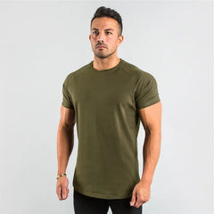 Premium Cotton Stretch Gym Tee