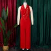 African Inspired Wide Leg Jumpsuit