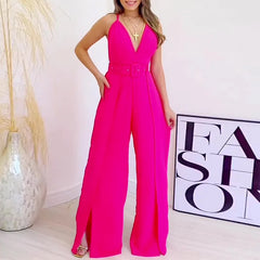 Elegant Women's Wide Leg Jumpsuit
