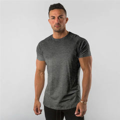 Premium Cotton Stretch Gym Tee