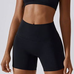 Candy Color High Waist Yoga Shorts