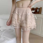 Sweet Lace High Waist Shorts