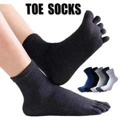 Breathable Cotton Toe Sports Socks