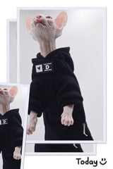 Hairless Cat Fashion Pullover Hoodie