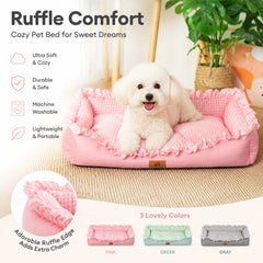 Pet Bed Sofa Summer for Small Medium Dogs Cats Fashion Design Washable Soft Dog Mats for Indoor Outdoor Pet Sleeping Supplies