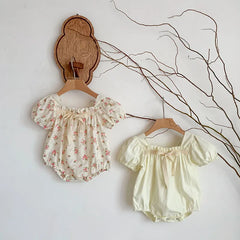 Floral Summer Baby Girl Romper