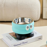 Cartoon Eye Elevated Steel Bowl