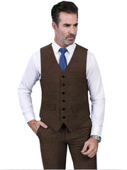 Herringbone Trio Suit