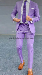 Slim Formal Two Piece Suit