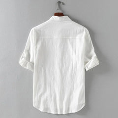 Cotton Linen Casual Summer Shirt