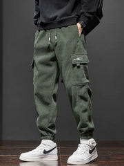 Elastic Waist Casual Jogger Pants