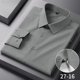 Anti Wrinkle Slim Plaid Shirt