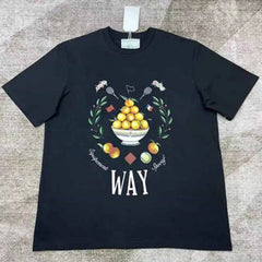 Oversized Fruit Logo Cotton Tee