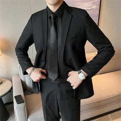 Korean Slim Business Suit Set