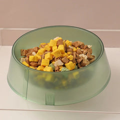 Pet Large Capacity Bowl Puppy Snack Bowl Antislip Round Mouth Single Bowls Cat Dog Feeding Water Storage Bowl Pet Feed Supplies
