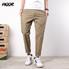 Korean Casual Elastic Cargo Pants