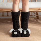 Cozy Dog Print Winter Socks