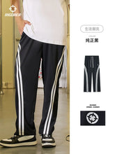 RIGORER 2026 New Straight Joggers Men Jogging Sweatpants Sportswear Knit Tracksuit Sports Pants Trousers Wide Leg Clothing