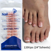 French Square Toe Press Nails
