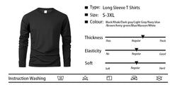 Classic Long Sleeve Men Tee