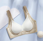 Women's Sports Bra AntiSagging Adjustable Small Breasts Love Heart Color Collision Seamless High Elasticity Lift Shapewear