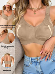 Sport Everyday Bras for Women Full Cup Seamless Push Up Female Underwear Adjustable Stretch Shoulder Straps Bralette Underwear