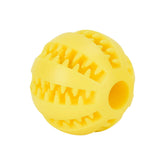 Pet Dog Ball Toys for Small Dogs Interactive Elasticity Puppy Chew Toy Tooth Cleaning Rubber Food Ball Toy Pet Stuff Accessories