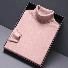 Minimal Turtleneck Knit Pullover