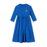 Classic Cotton Three-Quarter Girls Dress