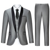 Peak Lapel Three-Piece Suit