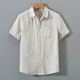 Solid Loose Short Sleeve Shirt