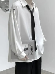 Loose Office Button Shirt Women