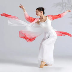 Classical Gradient Chiffon Dance Dress