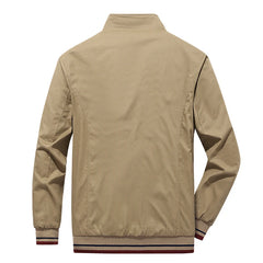 Reversible Slim Stand Collar Jacket