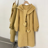 Korean Fur Wool Winter Coat