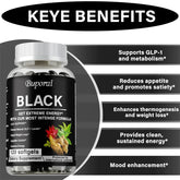 Black Metabolism Support Capsule Supplement