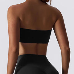 Sports Bra Sport Top Woman Gym Underwear Strapless Bustier Breathable Elastic Workout Tops Fitness Training Brassiere Yoga Bras