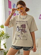 Follow Me Graphic Summer Tee