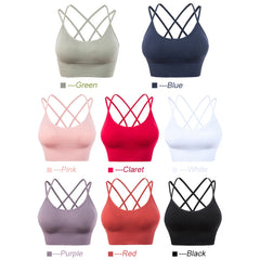 Criss Cross Back Sports Bra