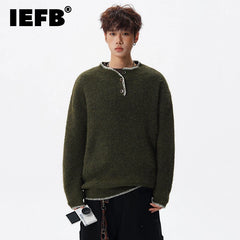 Korean Button Knit Pullover