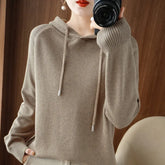 Soft Knit Hooded Pullover Sweater