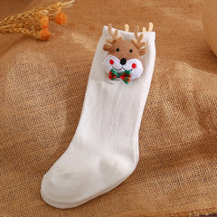 Festive Toddler Reindeer Winter Socks