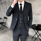 Refined Slim Wedding Suit Set